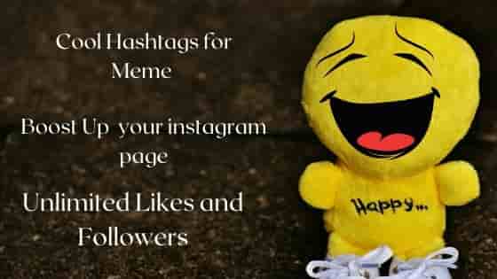 Cool Hashtags for meme