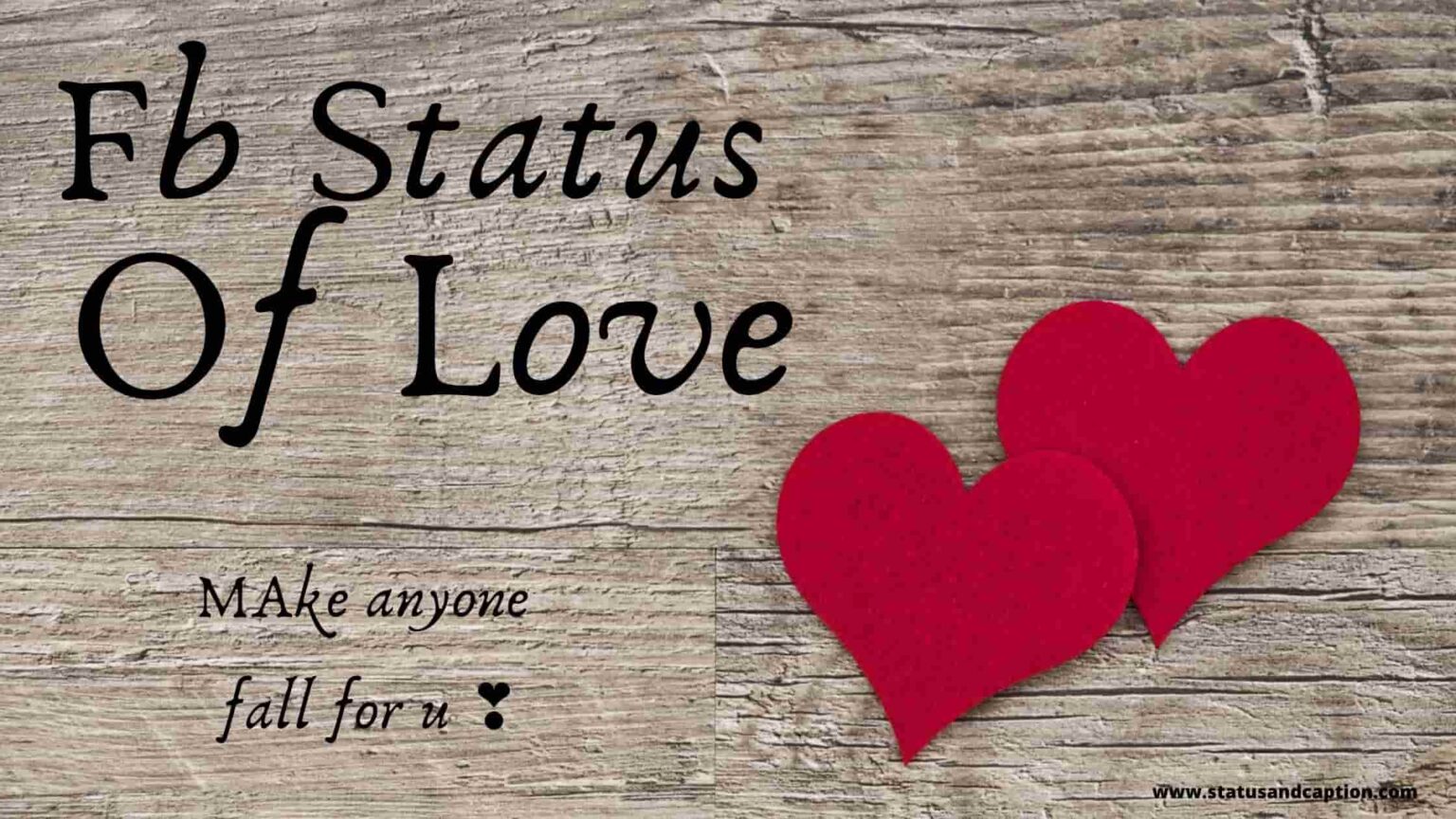 Best FB Status of Love In English { Romantic & Cute }