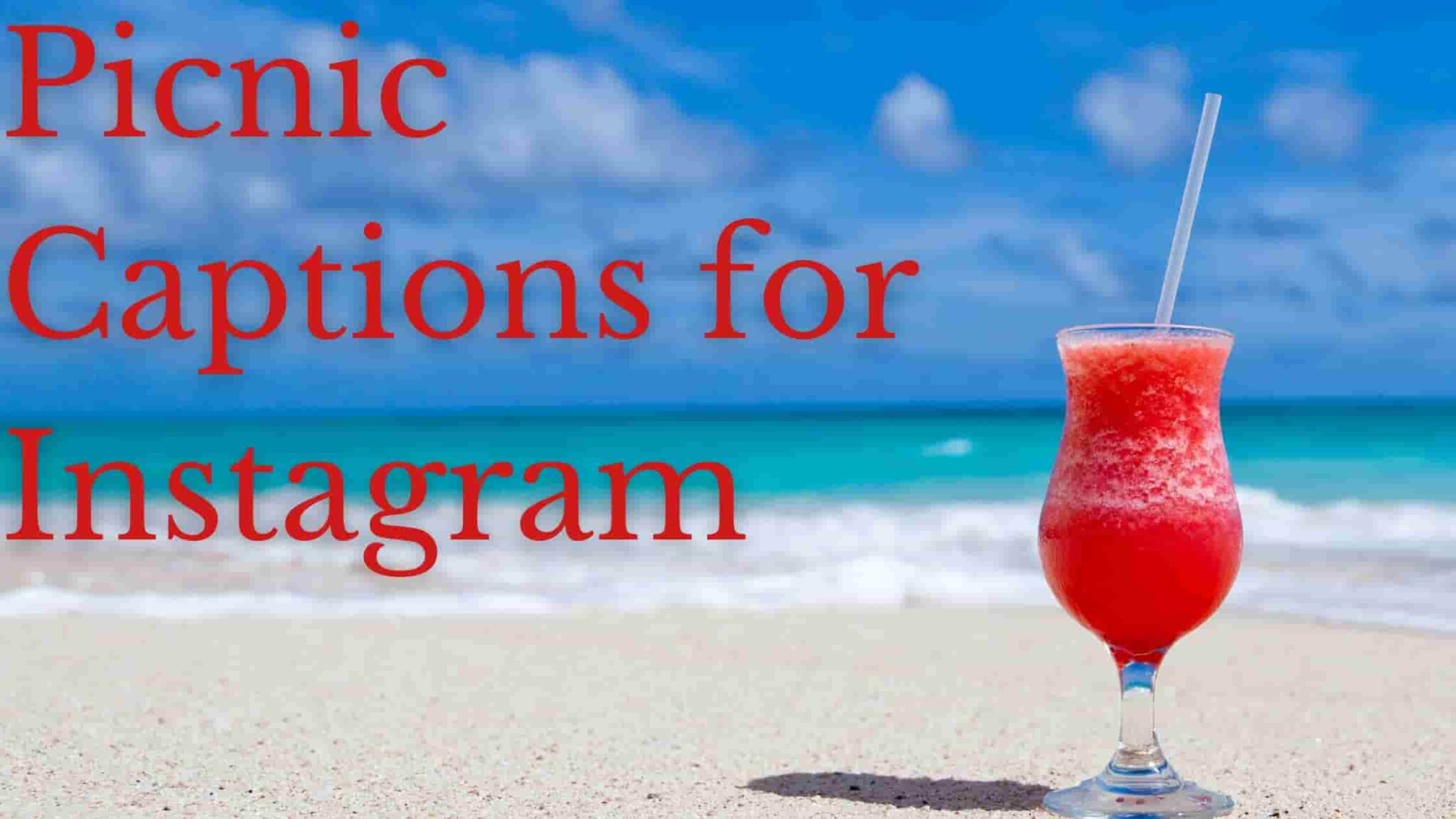 94 Picnic Captions for Instagram ⛱️⛱️ StatusandCaption