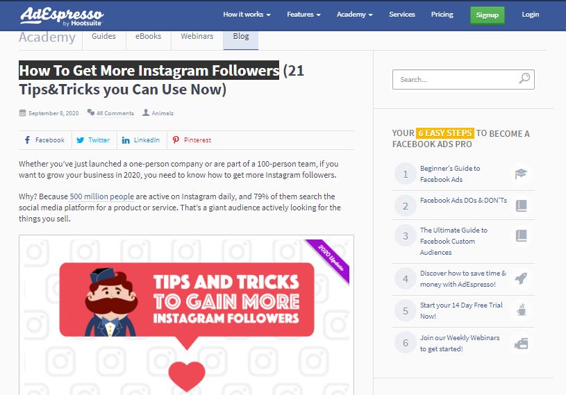 how to get more Instagram followersby adespresso