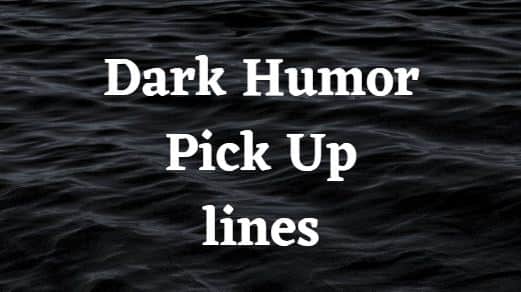 best dark humor pick up lines