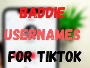 1050+ Baddie Usernames For TikTok [AVAILABLE]