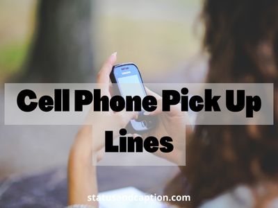 Cell Phone Pick Up Lines