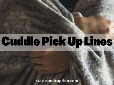 Cuddle Pick Up Lines