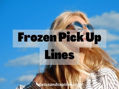 Frozen Pick Up Lines