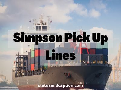 Simpson Pick Up Lines